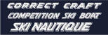 Correct Craft Competitions Ski  Boat Nautiques Logos