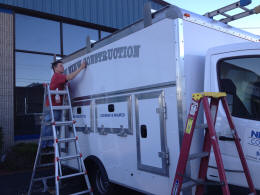 Vinyl Approach Commercial Vehicle Lettering